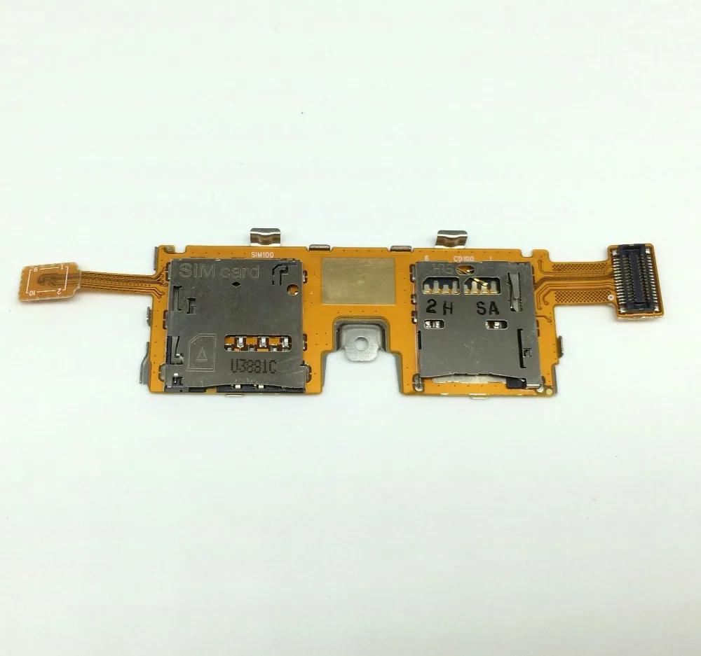 Оригинальная плата Sim карты для Samsung P900 P905 устройство чтения карт гибкий кабель