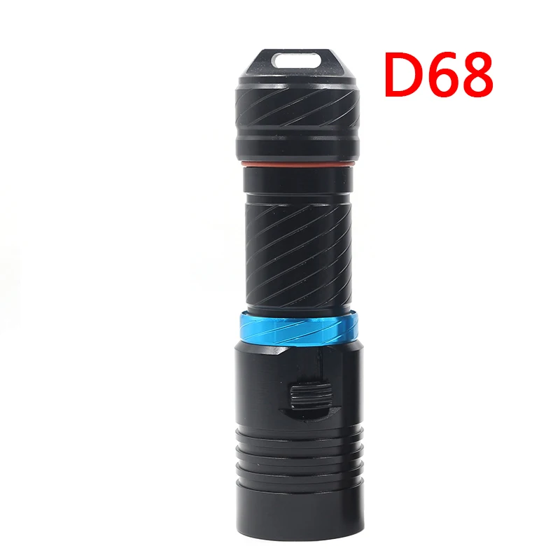 Option D Litwod Z20 D26 светодиодный фонарь для дайвинга, XM-L2 U3, бесступенчатое затемнение, Водонепроницаемый Подводный фонарь, 150 м, аккумулятор 26650 - Испускаемый цвет: Option D