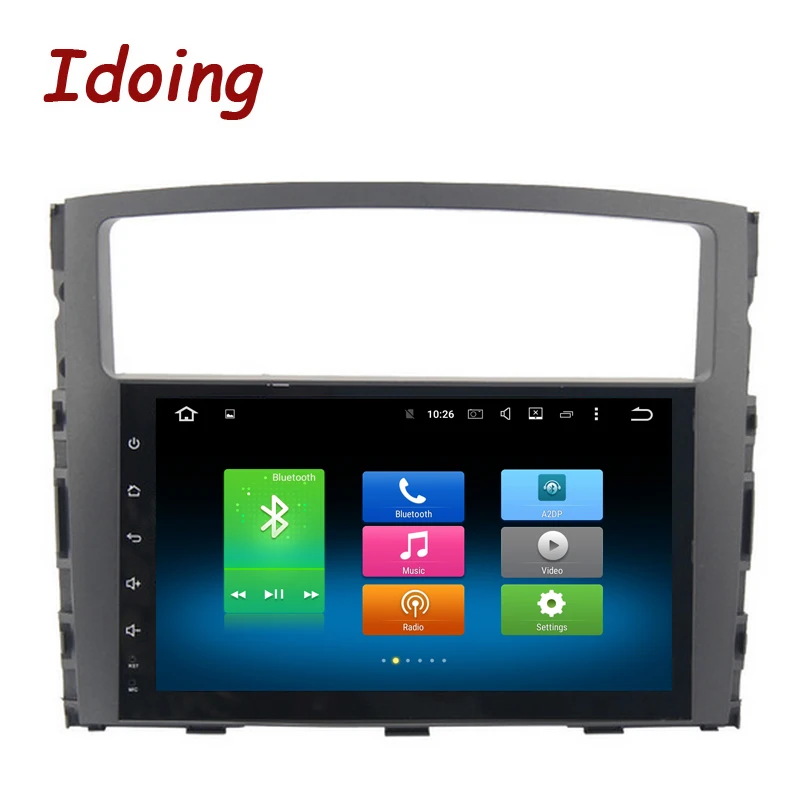 Idoing 1Din 9 дюймов Android 6 0 Fit MITSUBISHI PAJERO V97 V93 2006 2011 32 г Встроенная память автомобиль