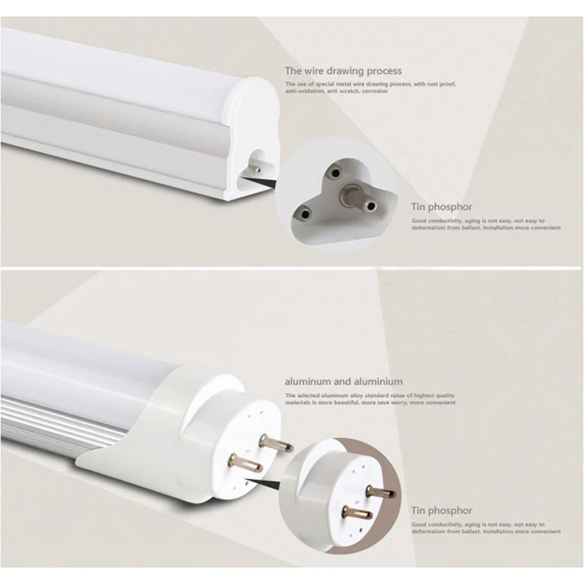 Светодиодный настенный светильник 1 шт. 220 В 240 в 300 мм 5 Вт 600 фута 2 9 T5|t5 light|light 220vtube t5