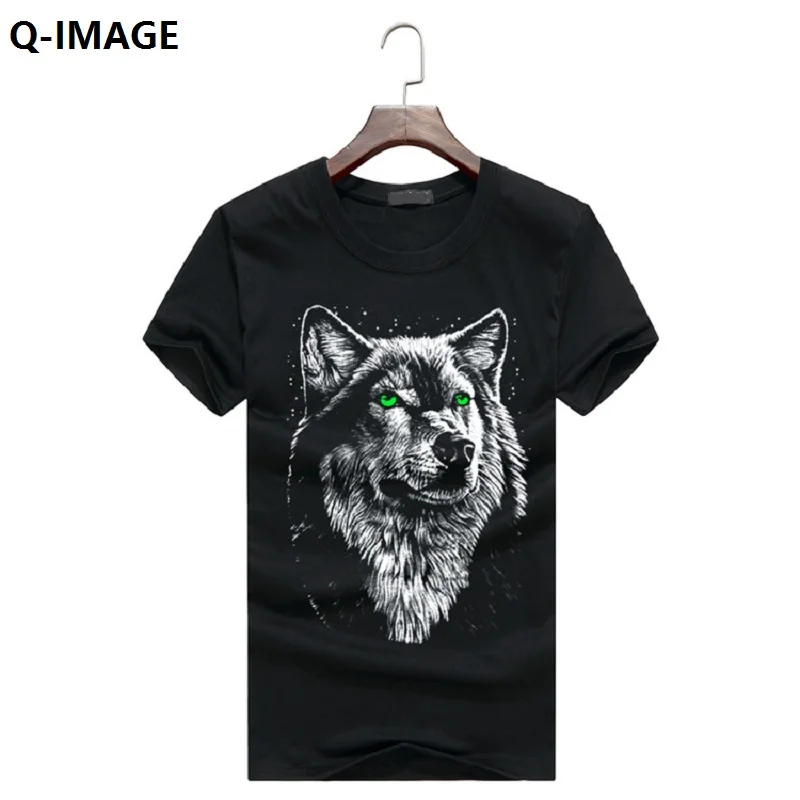 _ Хлопковая 3d футболка для мужчин 2016 летняя новая поставка 3D забавная Мужская с