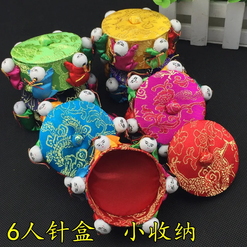 Оптовые поставки свадебные Швейные иглы шесть маленькие люди коробка высокого