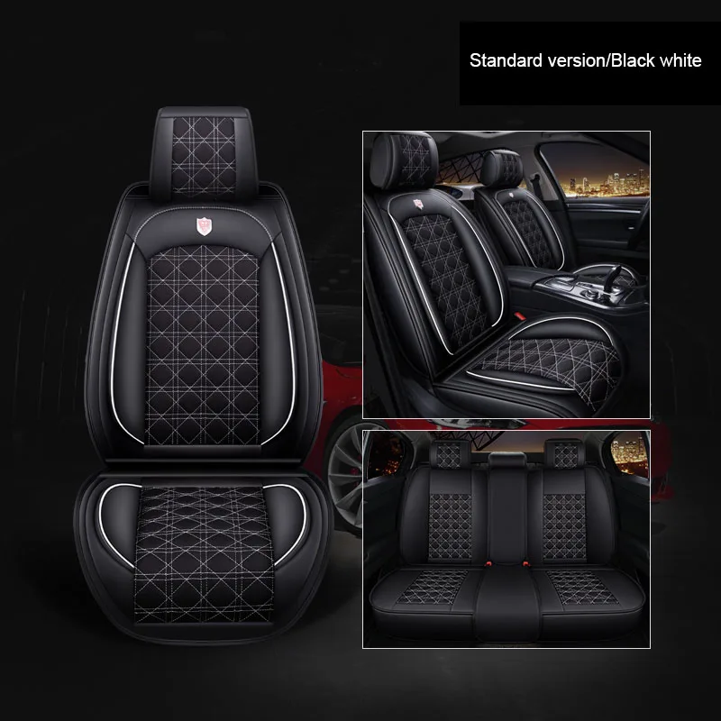 WHITE Универсальный чехол автокресла для kia skoda octavia a5 kodiaq superb fabia 3 karoq seat ibiza Альгамбра Леон fr ateca автомобильные аксессуары - Название цвета: WHITE