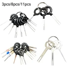 Набор инструментов для снятия контактов автомобилей, 8 шт.3 шт.11 шт.компл., инструменты для снятия клемм, обжимной соединитель для электропроводки автомобиля