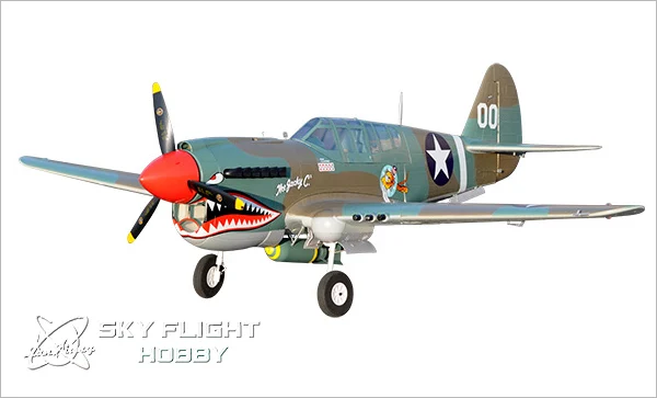Полет в небе 2000 мм 2 м P40 Радиоуправляемый пропеллер самолет warbird|Радиоуправляемые