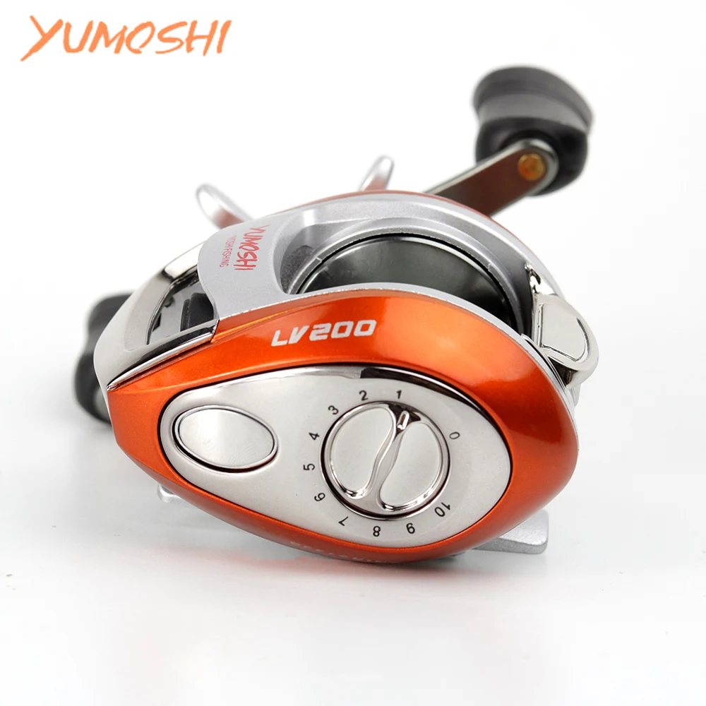 YUMOSHI катушка для левого или правого литья 12 + 1BB 6 3: 1 Катушка на приманку Магнитная
