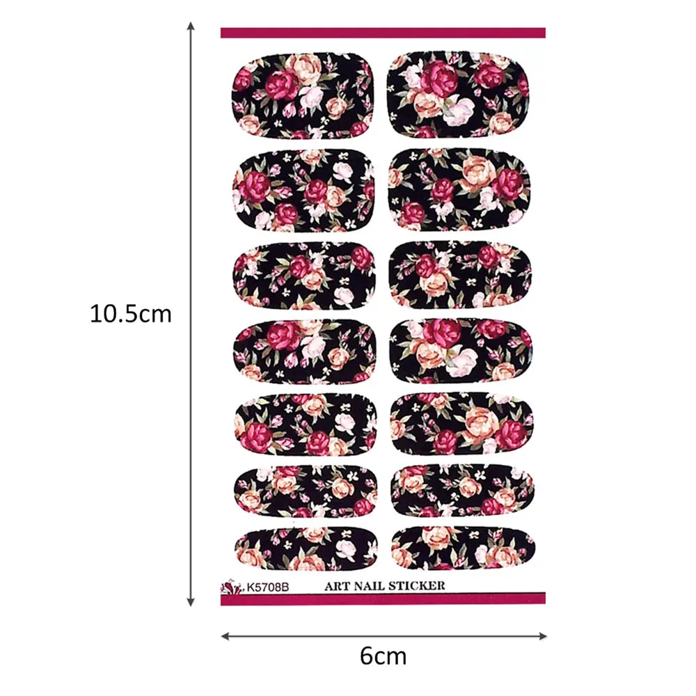 10 шт./лот K полное покрытие искусство ногтей акварель Рождественская текстура