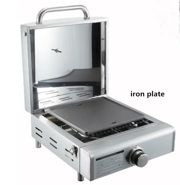 Открытый S.S газ барбекю гриль печь для пиццы и гриль, три функции с камнем для пиццы, гриль, сетка