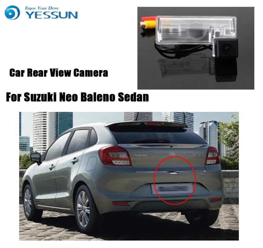 

YESSUN Car Rear View Back Up Reverse Parking Camera For Suzuki Neo Baleno Sedan HD CCD Night Vision Reversing Backup Camera CAM