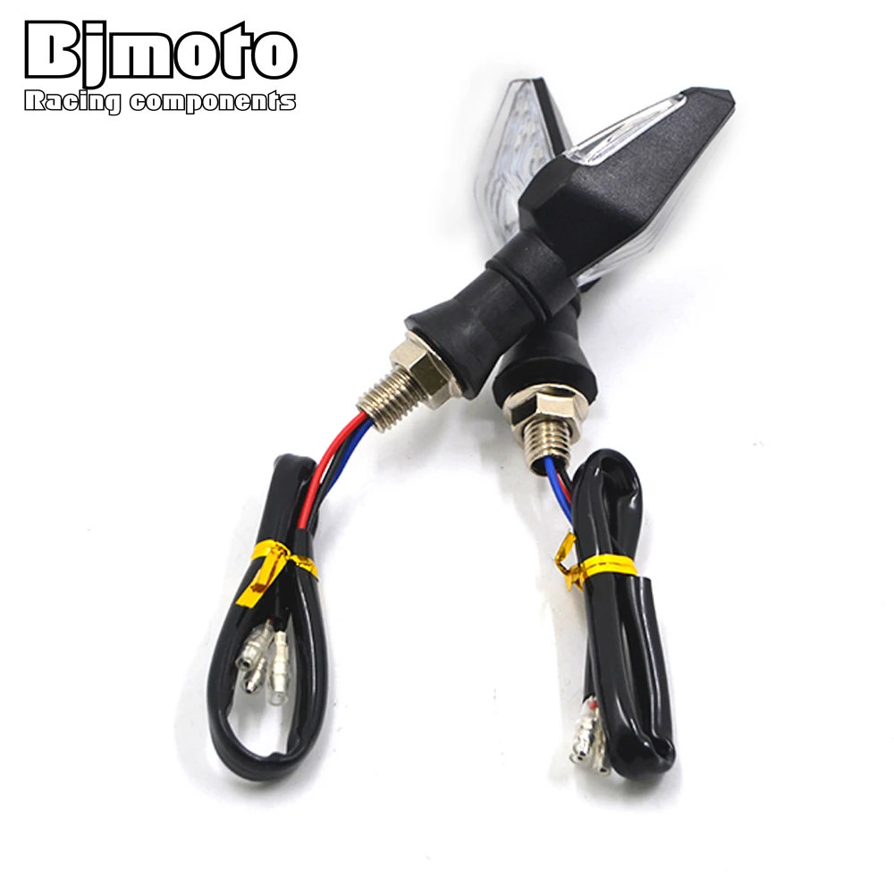 

BJMOTO Hot Selling Turn signal Led Motorcycle light Housing color Black Light color Yellow For Motorbike