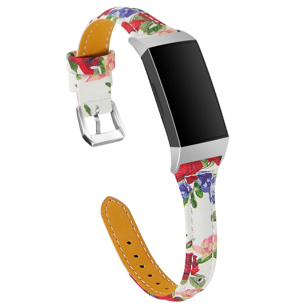 Joyozy для Fitbit Charge 3 Кожаный браслет ремешок для Fitbit Charge 3 фитнес-трекер Смарт-часы сменный ремешок