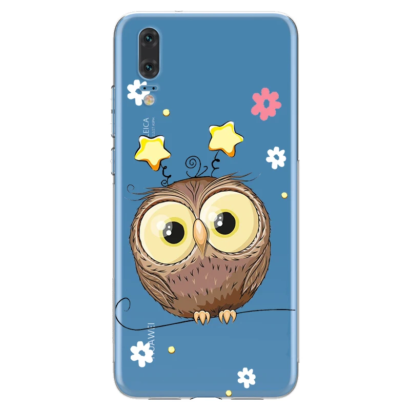 Чехол ciciber с милым животным совом для huawei P30 P20 P10 P9 P8 Lite Pro Plus P smart, чехлы для телефонов из мягкого ТПУ
