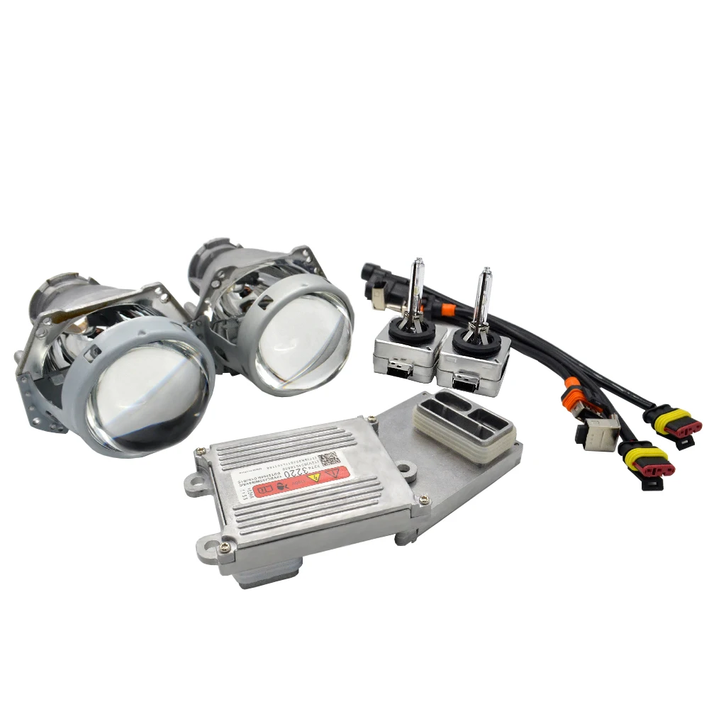 Car styling HELLA 5 3.0 inches hid bi-xenon projector lens with D1S xenon kit for car headlight modify