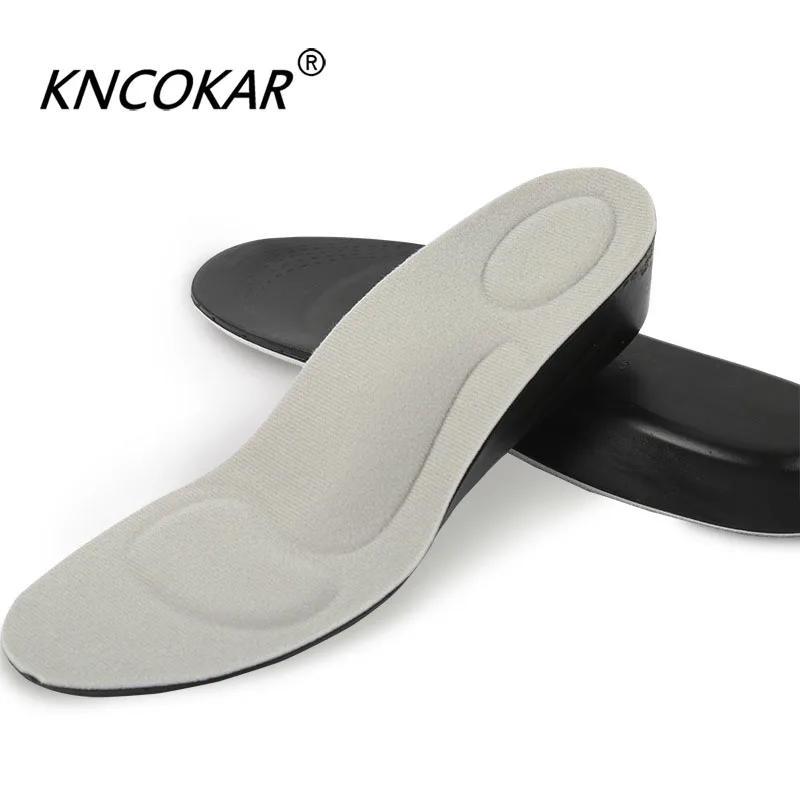 Новинка 2 5 стельки KNCOKAR Cm3.5 см выше спортивные Stealth Дышащие свода стопы для мужчин