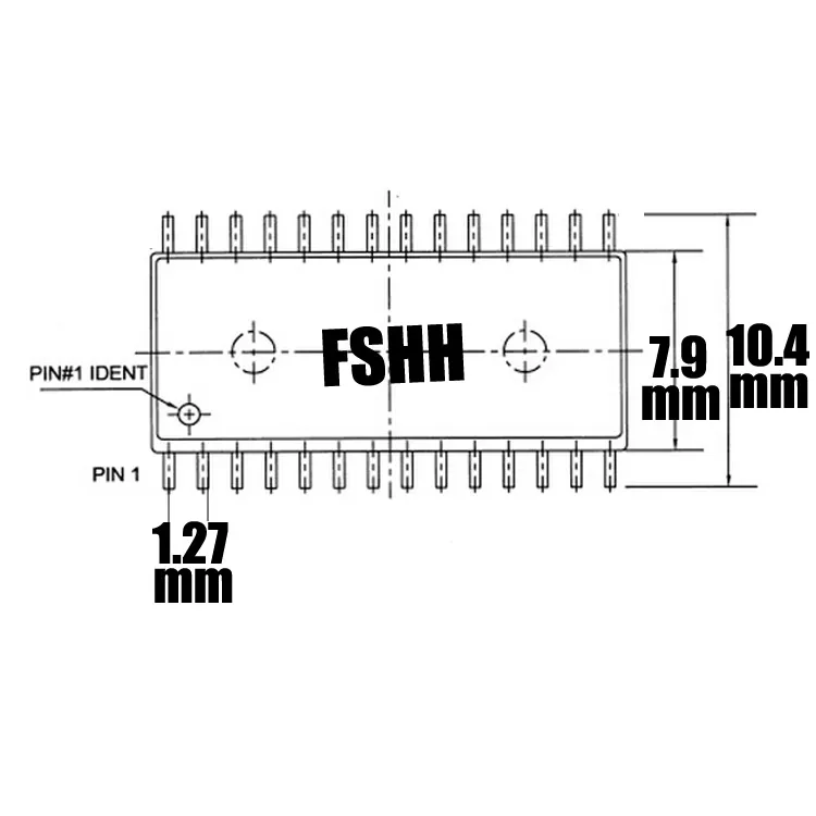 Новый тестовый разъем SOP28 SOIC28 IC/адаптер программатора (OTS-28-1.27-04) на DIP28 sop28 |