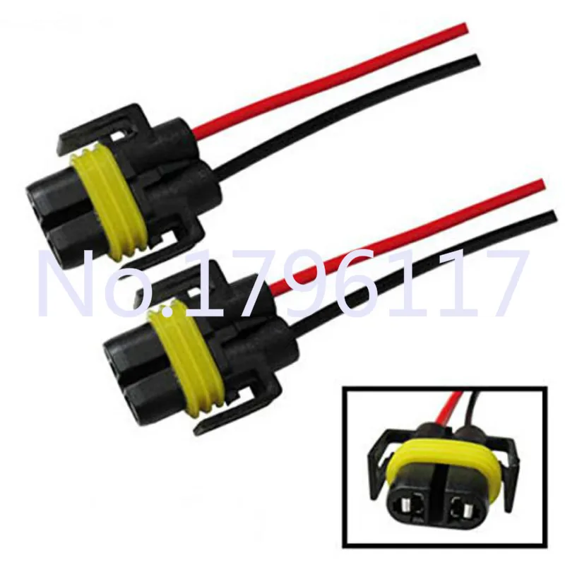 

2x H8 H9 H11 880 881 H27 Universal Car Headlight Bulb Adapter Car Auto LED Xenon Lamp Wiring Harness Adapter Sockets Plug