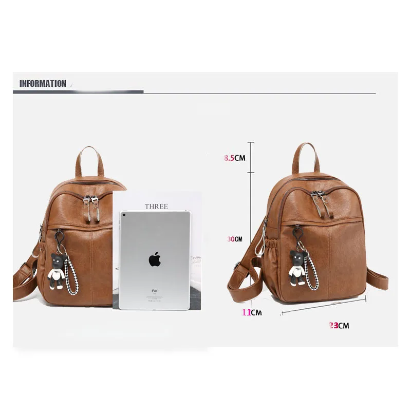 Вместительная подвесная кукла KYYSLO школьная дорожная сумка для колледжа