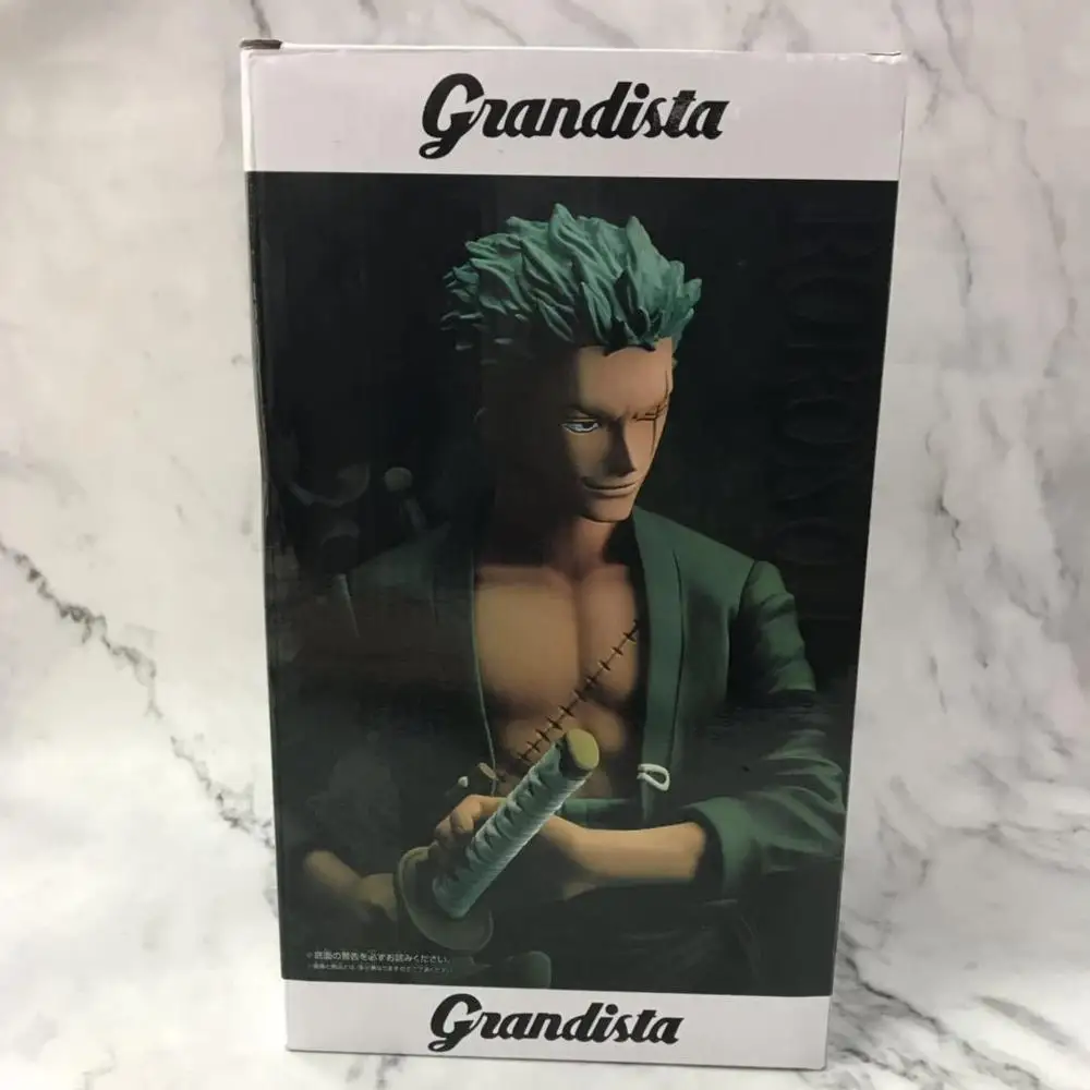 Аниме 27 см One Piece Grandista ROS GROS Roronoa Zoro Mito stream Фигурки ПВХ игрушки модель