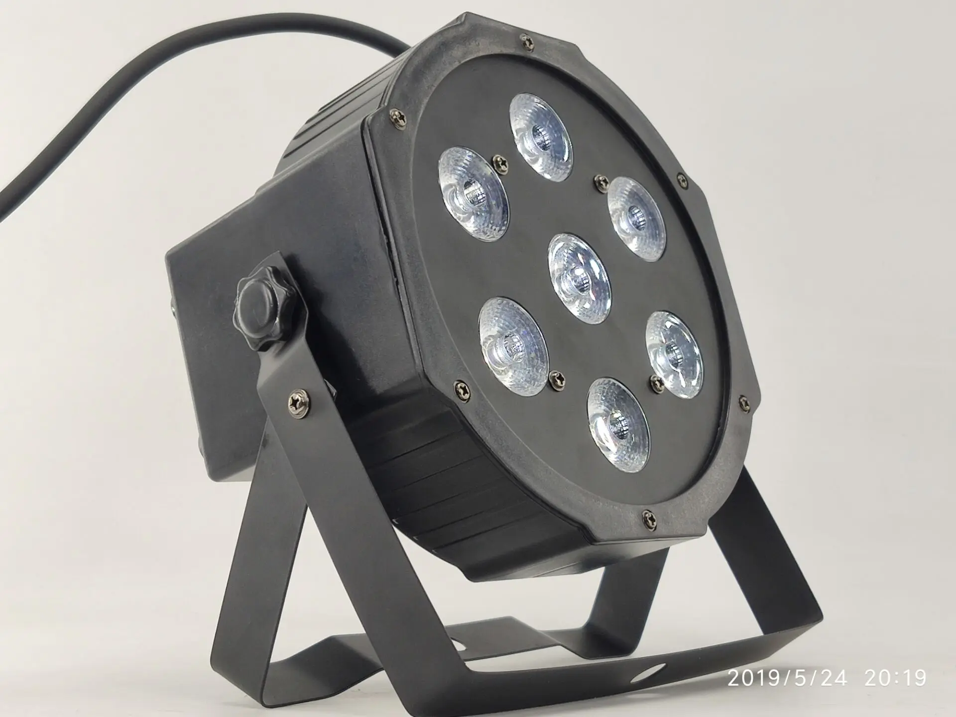RGBW 7X12W светодиодный светильник Par плоский par dmx512 управляемый сценический