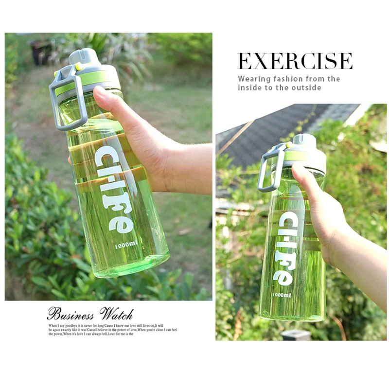 Портативные бутылки для питьевой воды 800 мл 1000 мл|Бутылки воды| |
