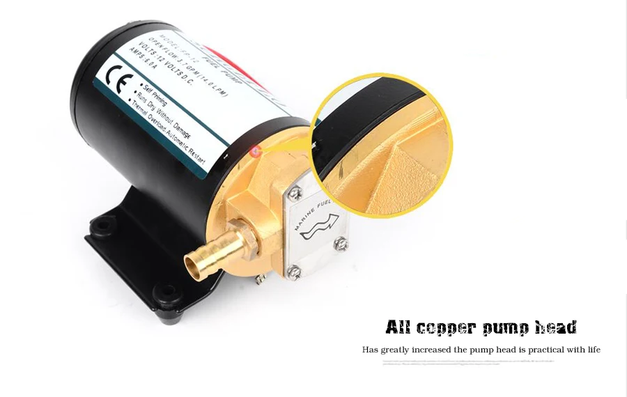 FP-12 12v 24V DC Шестерни насос заправки самовсасывающий дизельный насос миниатюрный смазочного масла насосная насос мини принадлежности для фильтра