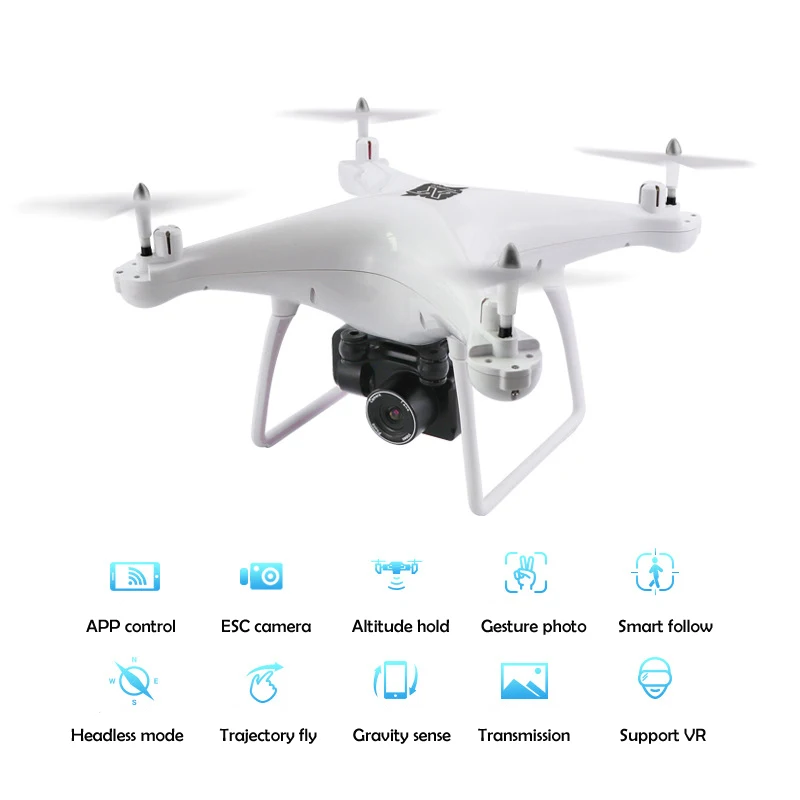 Новинка 2019 Радиоуправляемый квадрокоптер с Wi Fi FPV и регулируемой камерой ESC 1080p HD