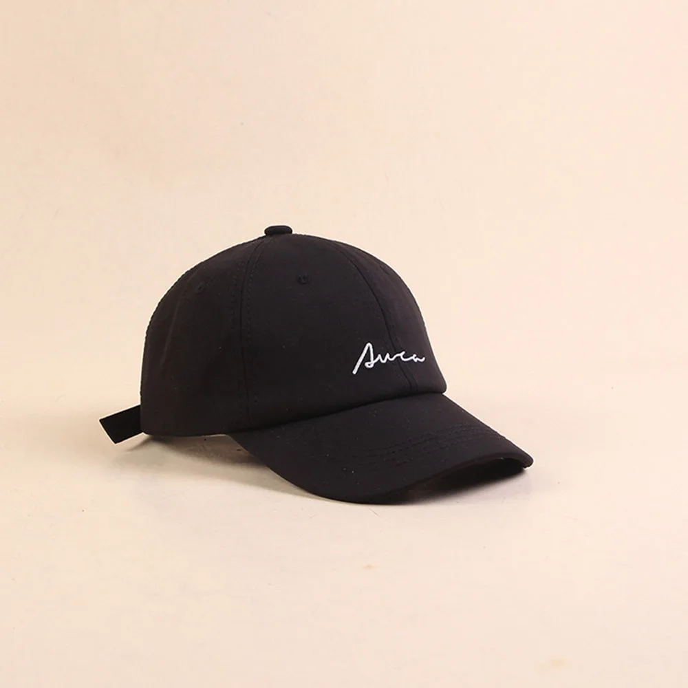 Black Baseball Cap FS Летняя женская мужская шапочка из спандекса Snapback хип хоп шляпа уличная вышивка хлопок желтый фиолетовый повседневные бейсболки Casquettes - Цвет: Black Baseball Cap