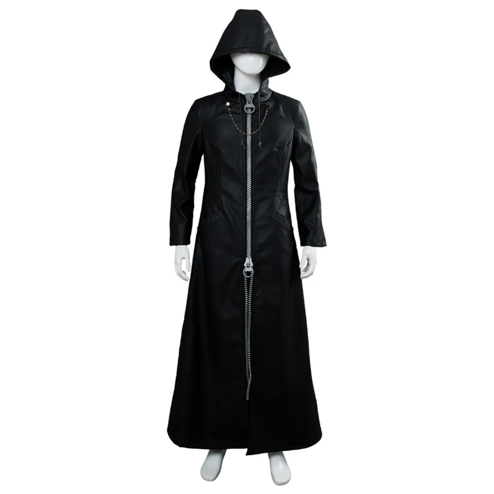 Kingdom Hearts III Cosplay Costume office Trech Coat Uniform Organization Halloween Carnival Custom Made | Тематическая одежда и