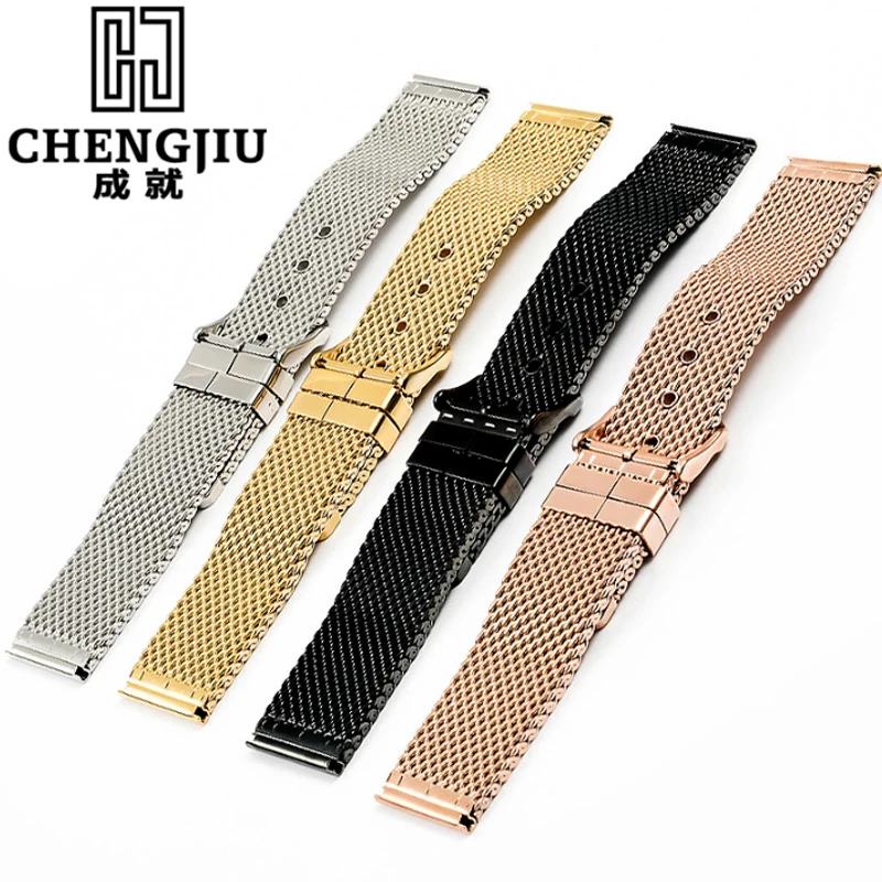 Ремешок для часов из нержавеющей стали с ремешком от danel Wellington IWC Milanese Mesh Браслеты