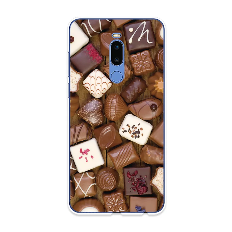 Phone Case For Meizu 15 Lite 16 16th Plus 16X 16S X8 Cover Fruit Chocolate Patterned Silicone Note 8 9 Pro 6 7 |