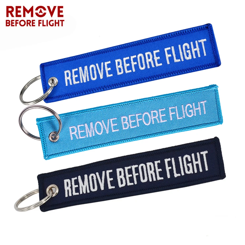 Брелок с надписью Remove Before Flight модный Индивидуальный брелок для ключей мотоциклов