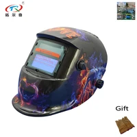 factory wholesale auto darkening welding helmet equipment protector welder capelectric welding mask dark glass lens fast ship