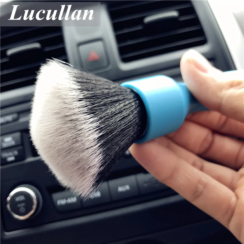 Lucullan 24 см щетка для чистки наружных поверхностей, колеса, отделка работы, гриль, эмблема/значок ультра мягкие волосы тонкие щетки