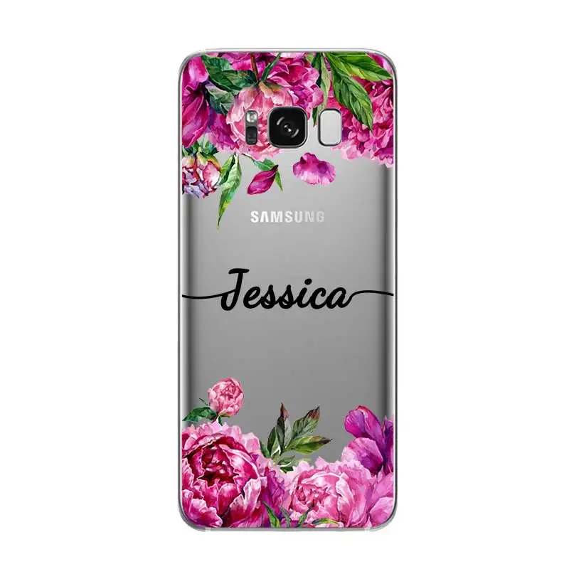 На заказ Ваше имя DIY Модный чехол для samsung Galaxy S5 S6 S7 S8 S9 S10 S10E Lite Edge Plus |