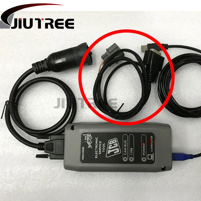 JIUTREE 6 pin кабель для диагностического инструмента jcb сельскохозяйственный строительный экскаватор