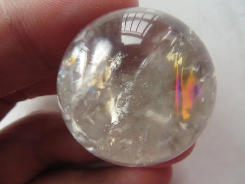 29 г АА натуральный дымчатый кварцевый Радужный шар с кристаллами исцеление | Дом