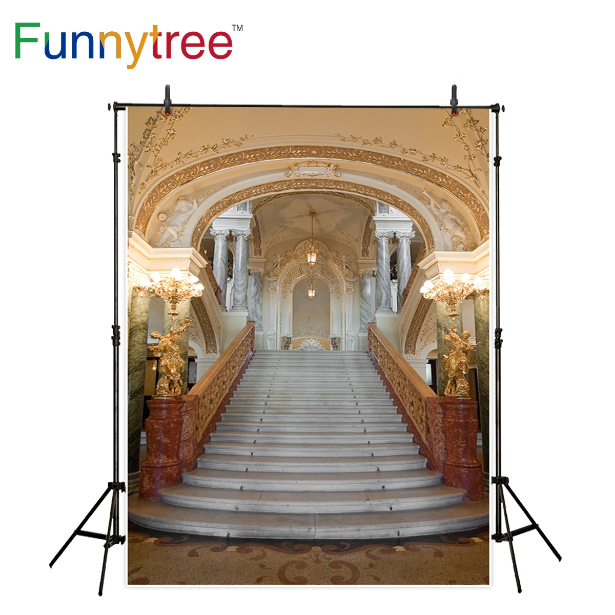 

Фон Funnytree с Европейским замком для фотостудии