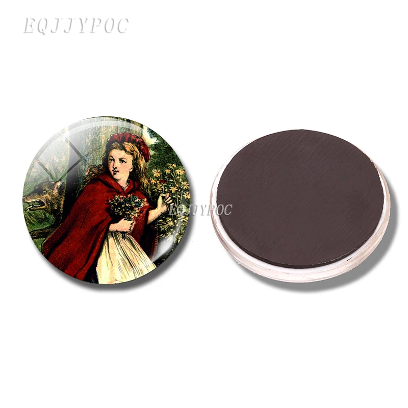 

Магнит на холодильник "Красная Шапочка и Большой Волк"