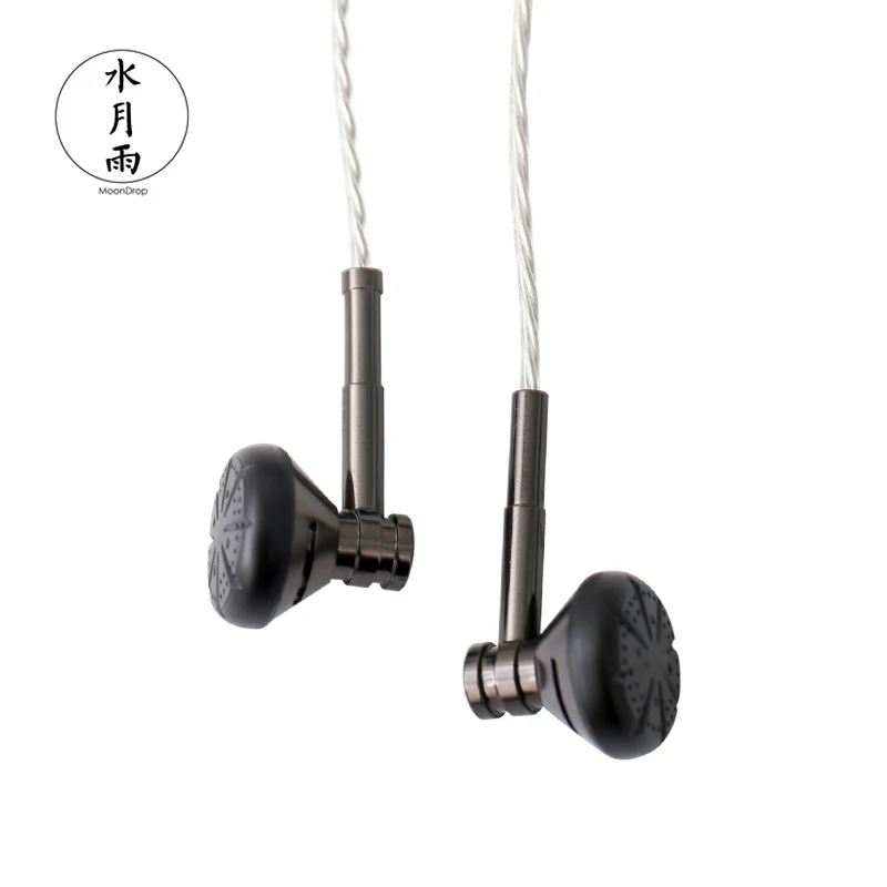 Moondrop Nameless 3.5mm Earbud HIFI Fever DJ Metal Earphone 13.5mm Dynamic Driver Headset Flat Earplugs |