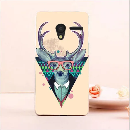 Горячая типа сделай сам Твердый переплет чехол для Alcatel One Touch Pixi 3 4 0 "4013 4050 4013X 4013D
