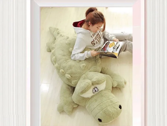 Набивные животные 200 см плюшевая игрушка-крокодил кукла Подушка для сна подушка