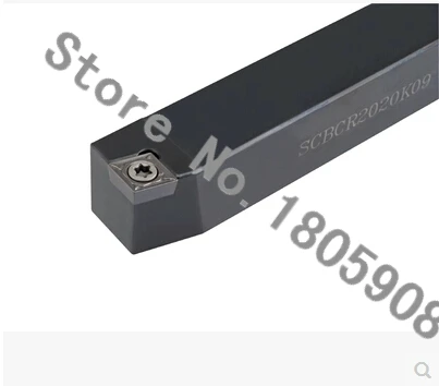 

SCBCR2020K09 20*20*125MM Metal Lathe Cutting Tools Lathe Machine CNC Turning Tools External Turning Tool Holder S-Type SCBCR/L