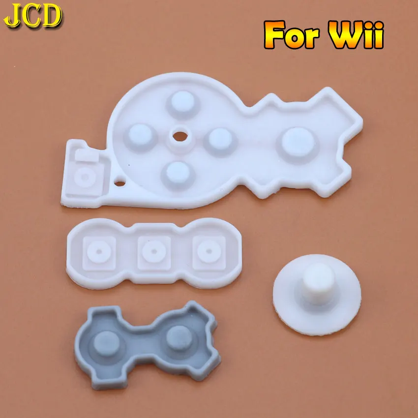 JCD 1 комплект для Nintendo Wii / WII U PAD PRO консоли SNES SFC NES PC проводящая резиновая
