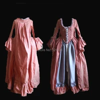 customizedroyal pink renaissance medieval civil war theatre 18th court belle marie antoinette dress victorian dresses hl 316