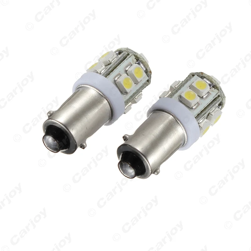 LEEWA 5 шт. BA9S T4W W5W 1210/3528 10SMD интерьерная автомобильная светодиодная лампа номерного