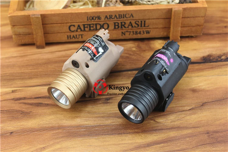 M6 светодиодный тактический вспышки светильник + красный лазер Optronics точность с