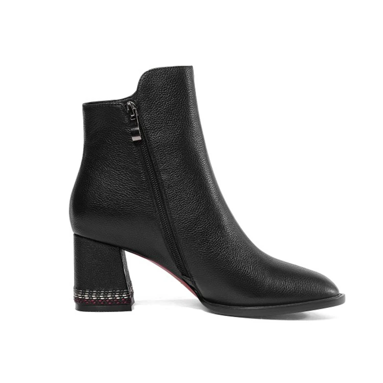 MLJUESE/женские ботильоны из мягкой коровьей кожи швейная молния цвет верблюжий