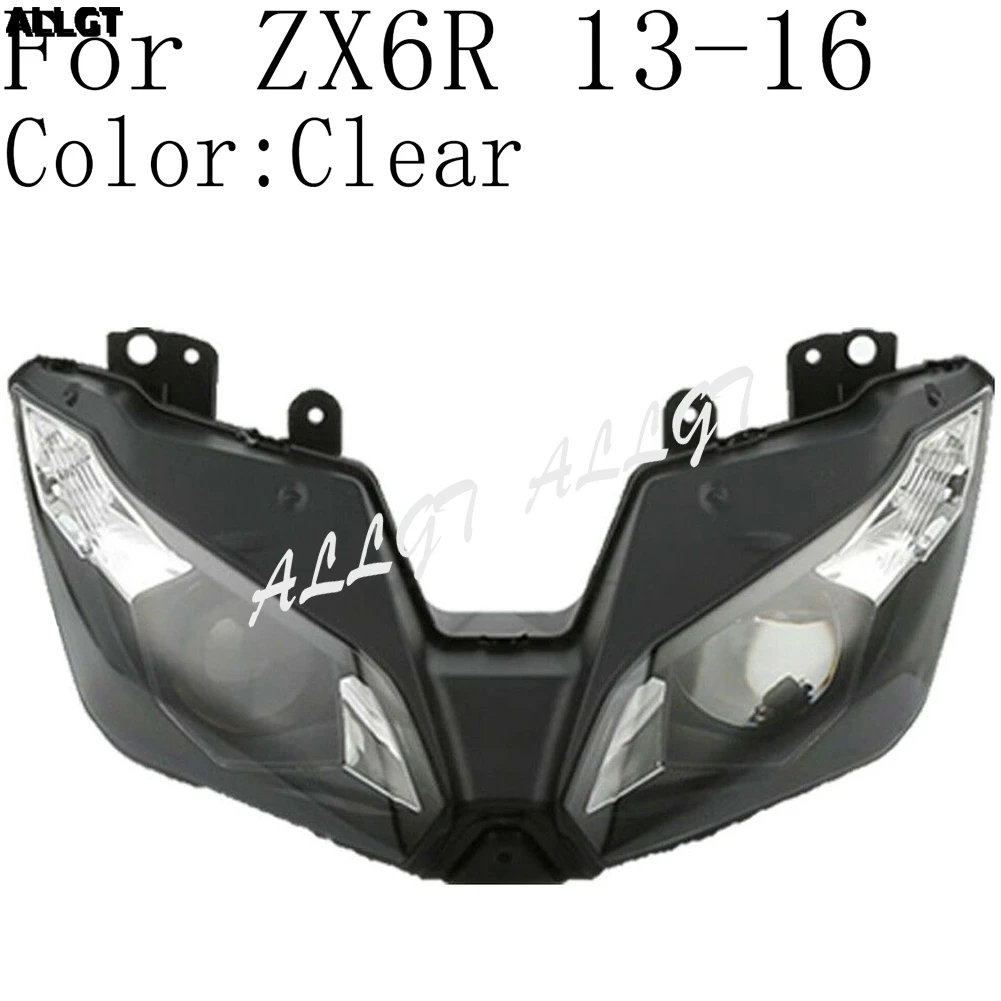 Передняя фара в сборе для мотоцикла Kawasaki ZX6R 2003-2005 2006 2007 2008 2009 2010 2011 2012 2013 2014 2015 2016 |