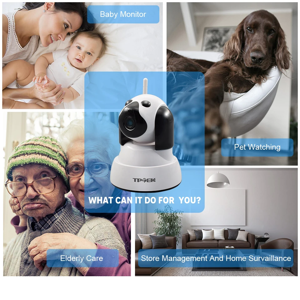 IP камера для домашней системы видеонаблюдения 720P Wi Fi|security camera wifi|home security wifiip |