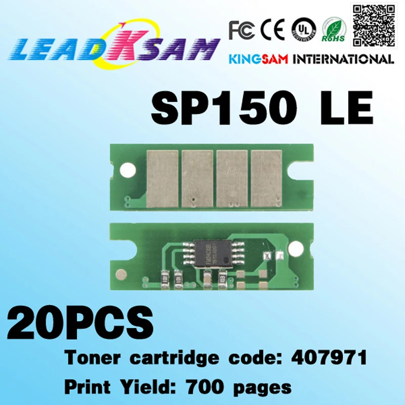 50 шт. чип для тонера Ricoh sp105le Aficio SP 150SU sp150w sp150SUw sp150 sp 150 sp150le sp150su|toner chips|ricoh toner chipricoh chip